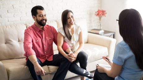 A therapist providing with therapy to a marriage in Arizona